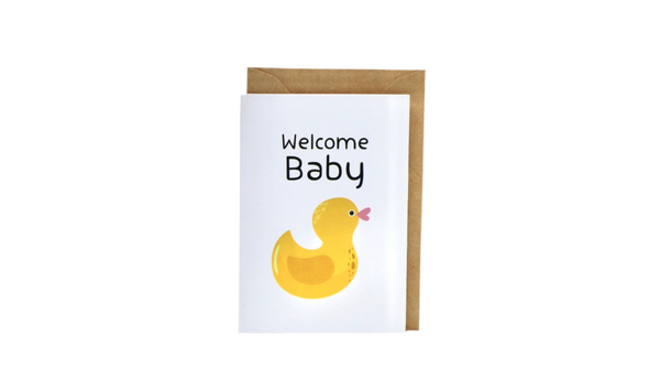 Mini card - welcome baby