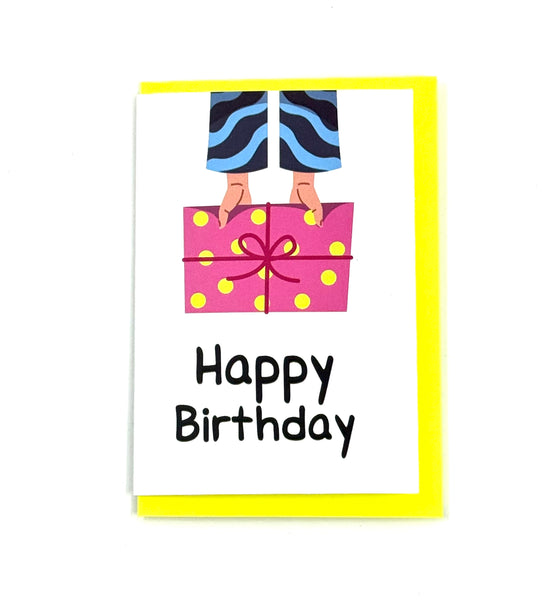 mini card - Birthday Gift كرت حجم ميني
