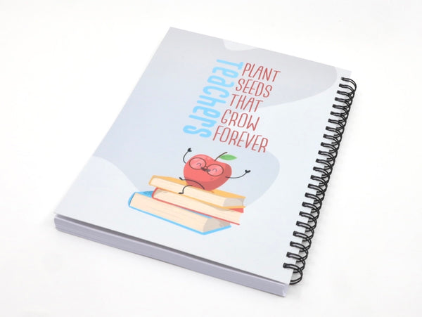 Notebook size A5 - plant seed