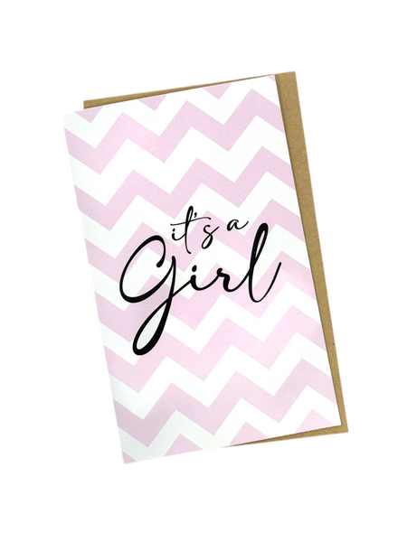 card - it's a girl كرت هدية
