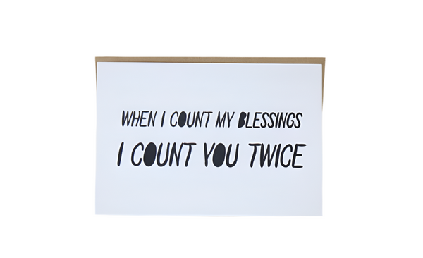 Card - blessing