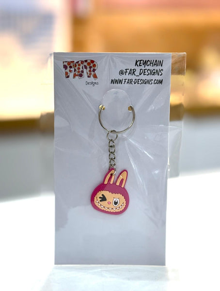Keychain - Foshia labubu مدالية