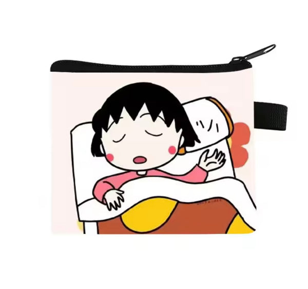 Coin purse - maruko in bed محفظة نقود