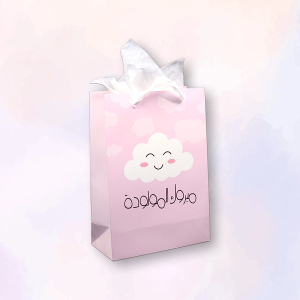Gift bag - baby girl كيس