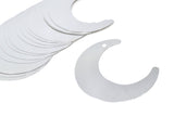 20pc silver crescent moon cards كروت الهلال