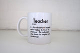 Mug - Teacher noun