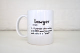 Mug - Lawyer noun