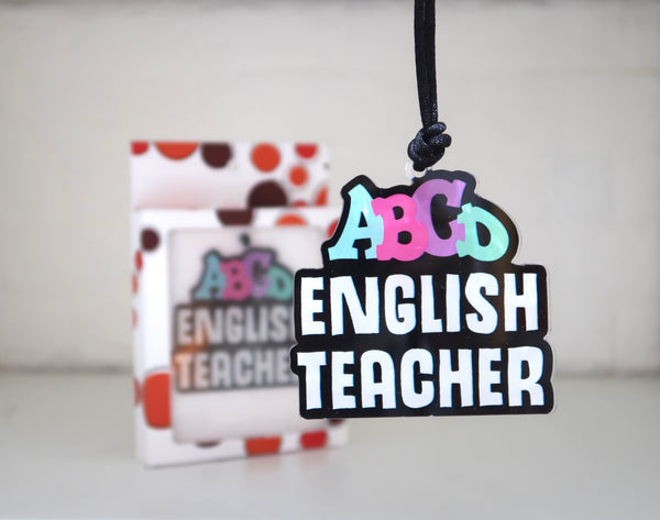 Car Hanger ( english teach ) - علاقة سيارة لمدرسي اللغة الانجليزية