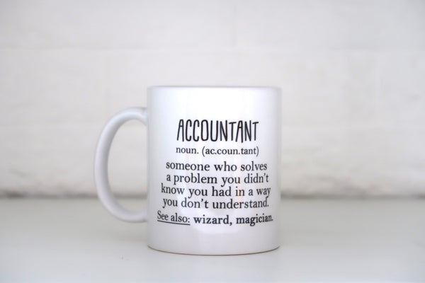 Mug - accountant noun