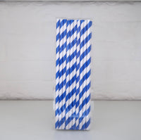 Straws ( blue ) - اعواد مصاصه لون ازرق