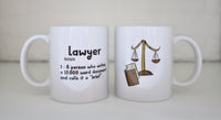 Mug - Lawyer noun