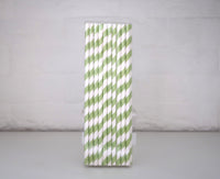 Straws ( light green ) - اعواد مصاصه لون اخضر فاتح